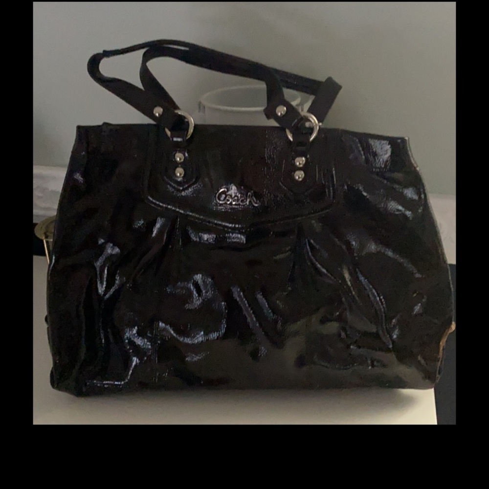 Coach brown handbag